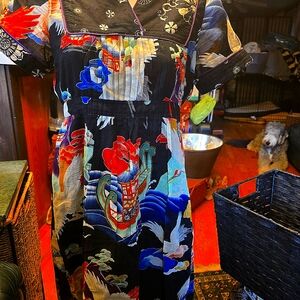 VINTAGE Y2K Tattoo Lucky Brand. Dress size12 Cotton.